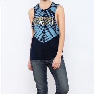 Spiritual Gangster Tie Dye Muscle Tee